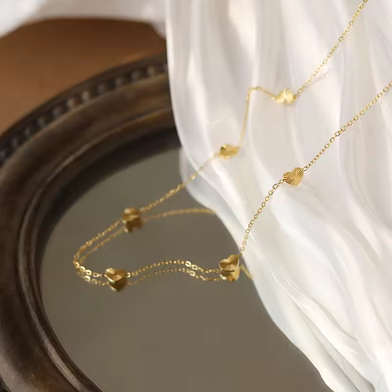 18k Gold-Plated Stainless Steel Choker Necklace