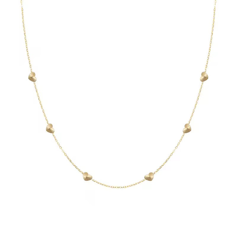 18k Gold-Plated Stainless Steel Choker Necklace