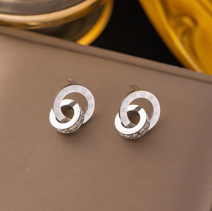 Roman Diamond Jewelry Set – 18K Gold